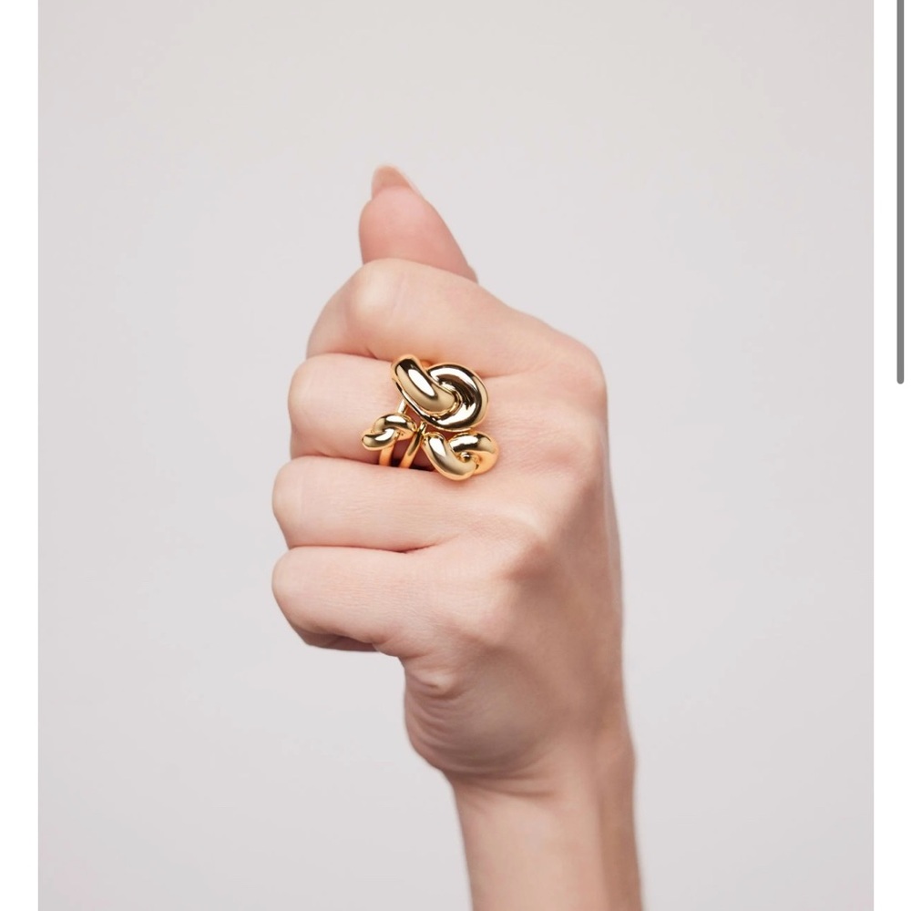 Jennifer Fisher Gold Serpentine Statement Ring